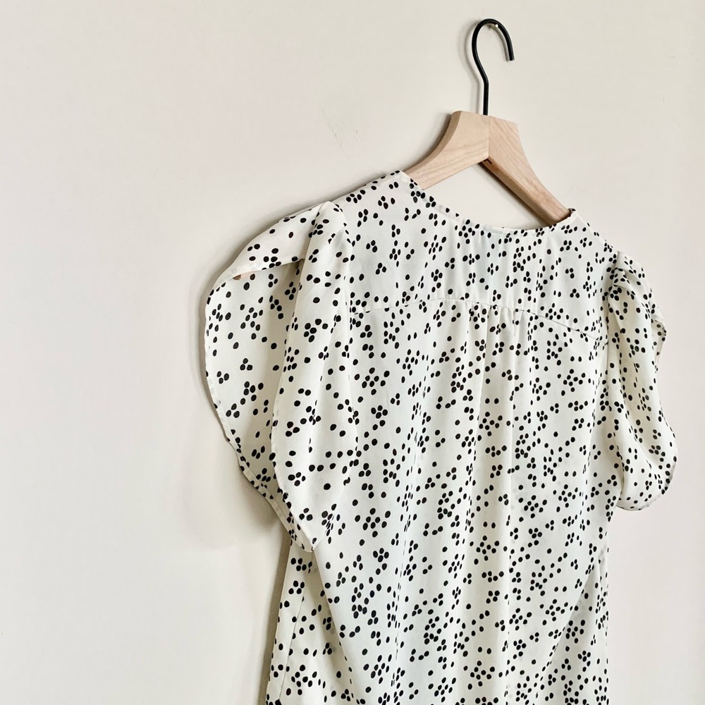 H&M Patterned Button Down Blouse - image 3